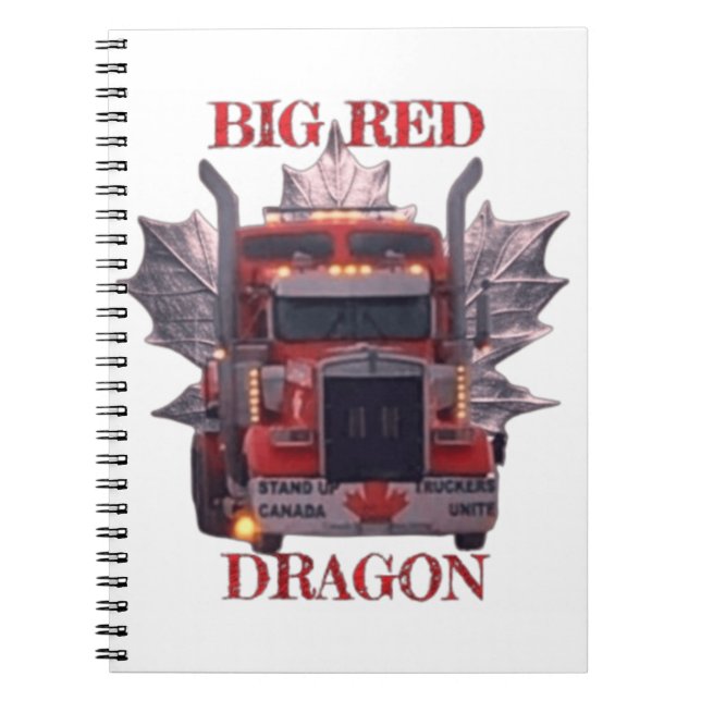 BIG RED DRAGON ANTECKNINGSBOK (Framsidan)