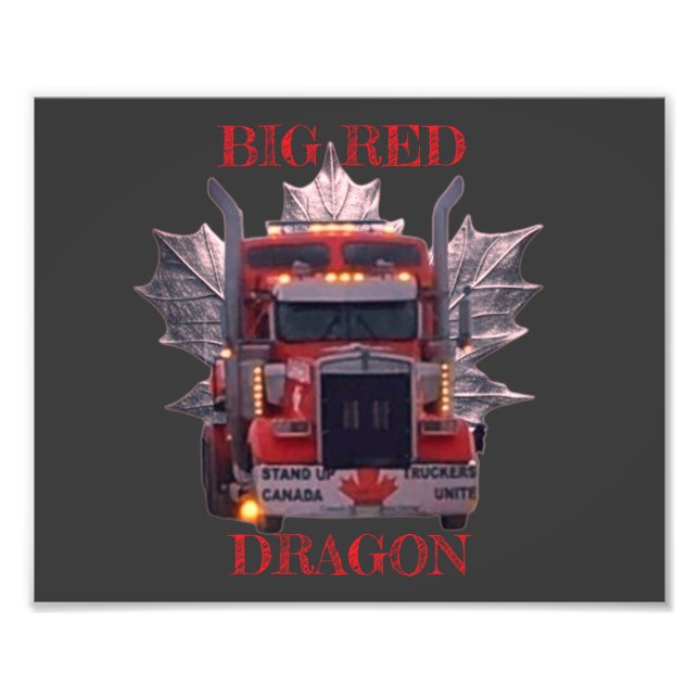 BIG RED DRAGON FOTOTRYCK (Framsidan)