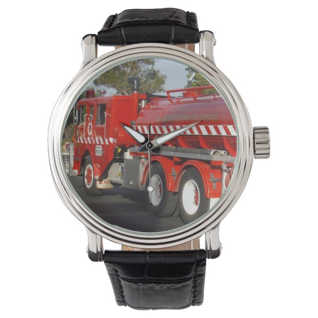 Big Red Fire Engine Armbandsur (Framsida)