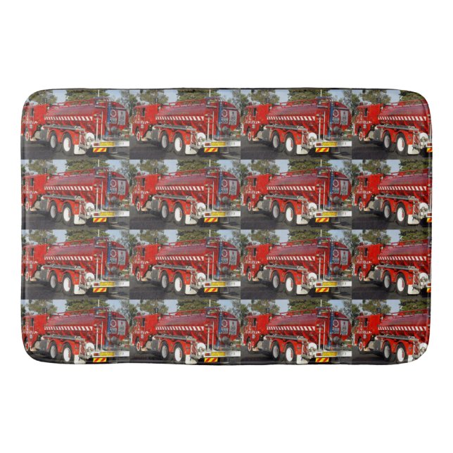 Big Red Fire Engine Badrumsmatta (Framsidan)