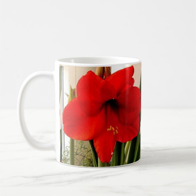 BIG RED FLOWER mugg (Vänster)