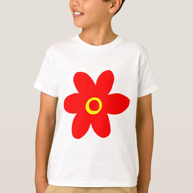 Big Red Flower T-shirt (Framsida)