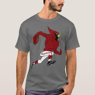 Big Red Grid Bird T Shirt