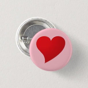 Big Red Heart, Kärlek, rosa Knapp