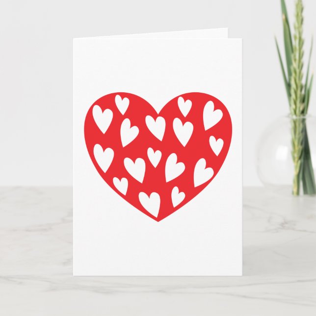 Big Red Heart Kort (Framsida)