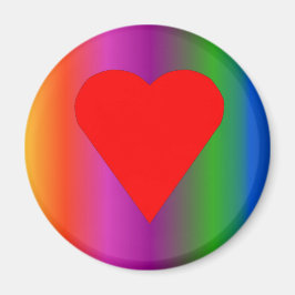 Big Red Heart Magnet