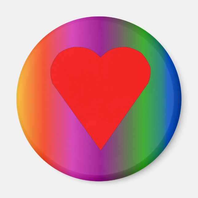 Big Red Heart Magnet (Framsidan)