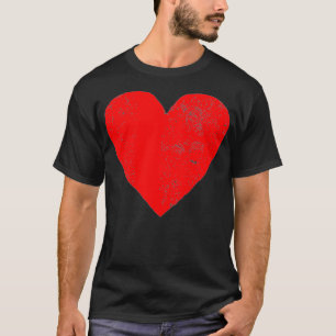 Big Red Heart Valentines Day Premium T Shirt