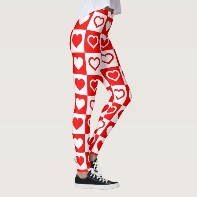 Big Red Hearts Play Mönster Thunder_Cove Leggings (Höger)