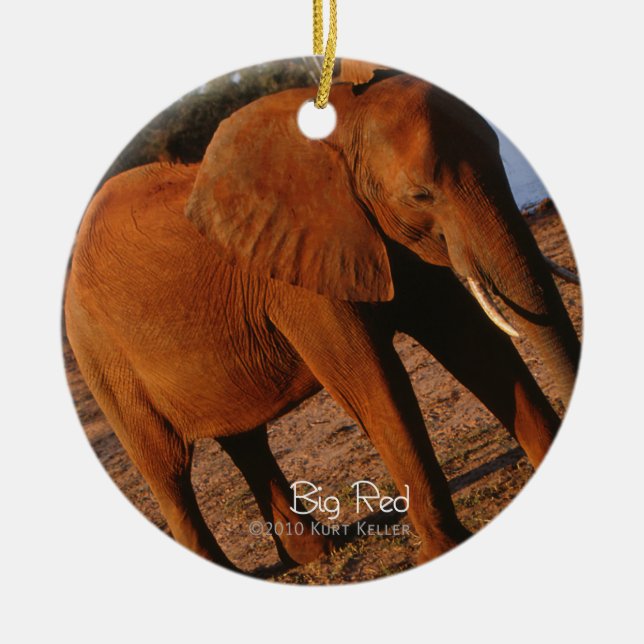 Big Red Julgransprydnad Keramik (Framsidan)