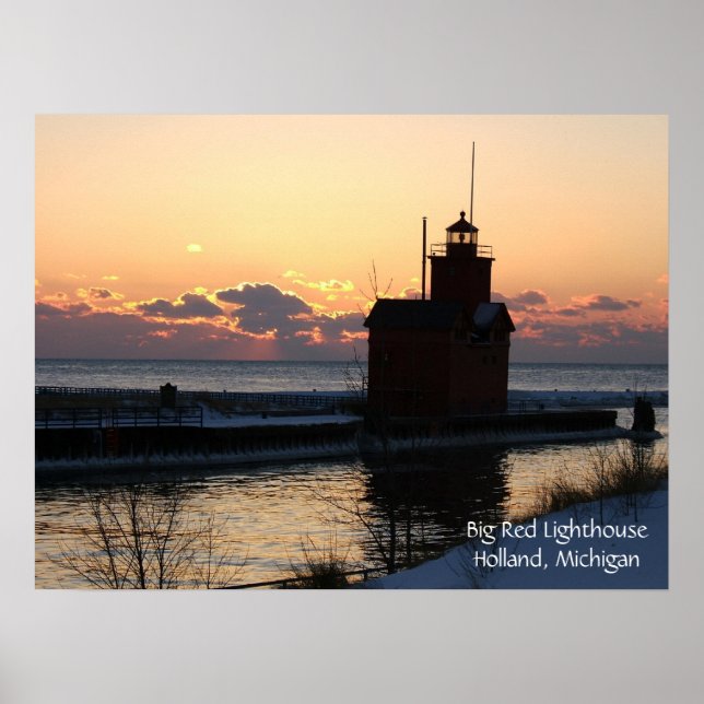 Big Red Lighthouse Poster (Framsidan)
