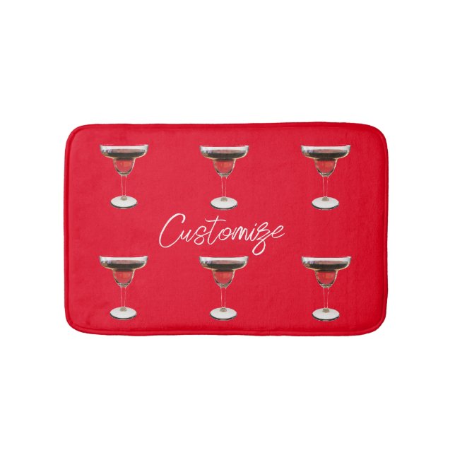 Big Red Margarita Cocktail Drink Thunder_Cove Badrumsmatta (Framsidan)