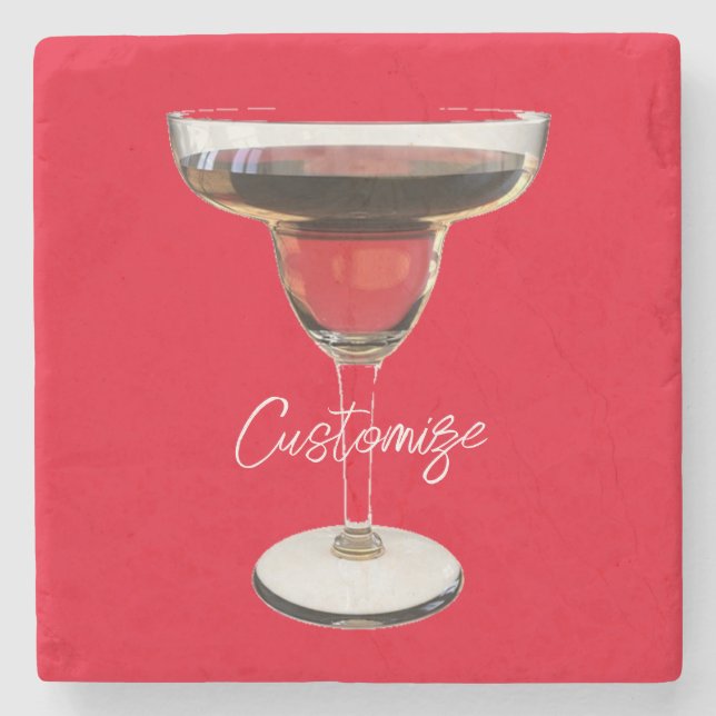 Big Red Margarita Cocktail Drink Thunder_Cove Stenunderlägg (Framsidan)