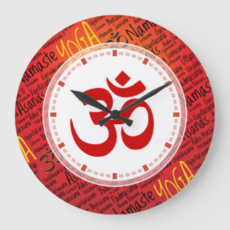 Big Red Om - glöm att det är Yoga Stor Klocka