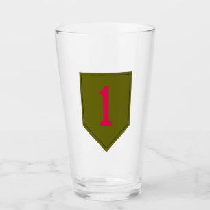 Big Red One Pint Glass Glaskopp