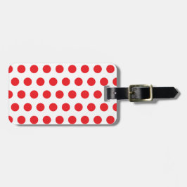 Big Red Polka dots Towel Bagagebricka