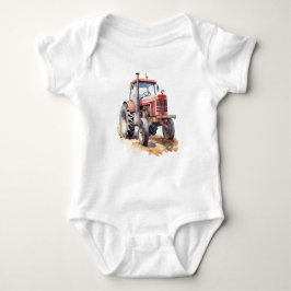 Big Red Tractor, Farm, Boy T Shirt