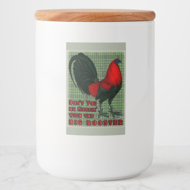 Big Red Tupp Mat Etikett (Framsida)