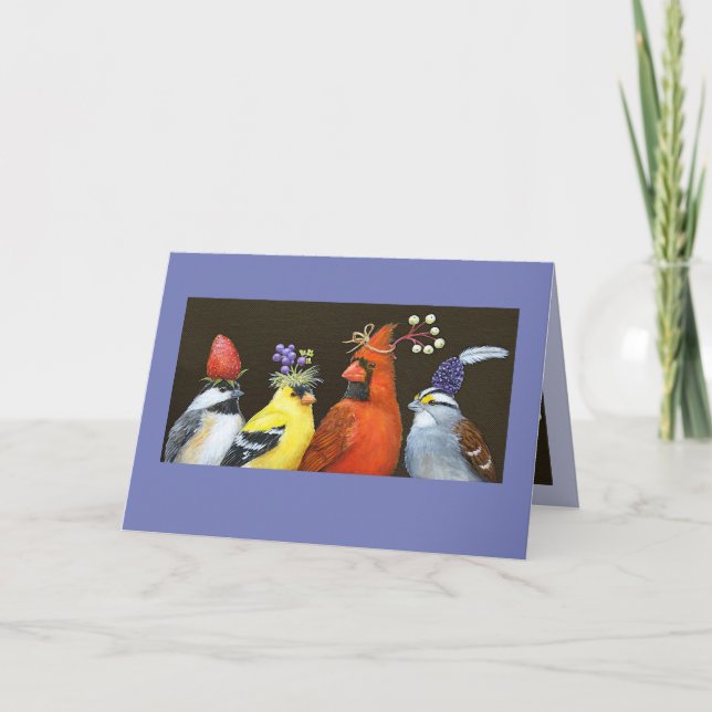 Big Red värdar Berry Festival Card Kort (Framsida)