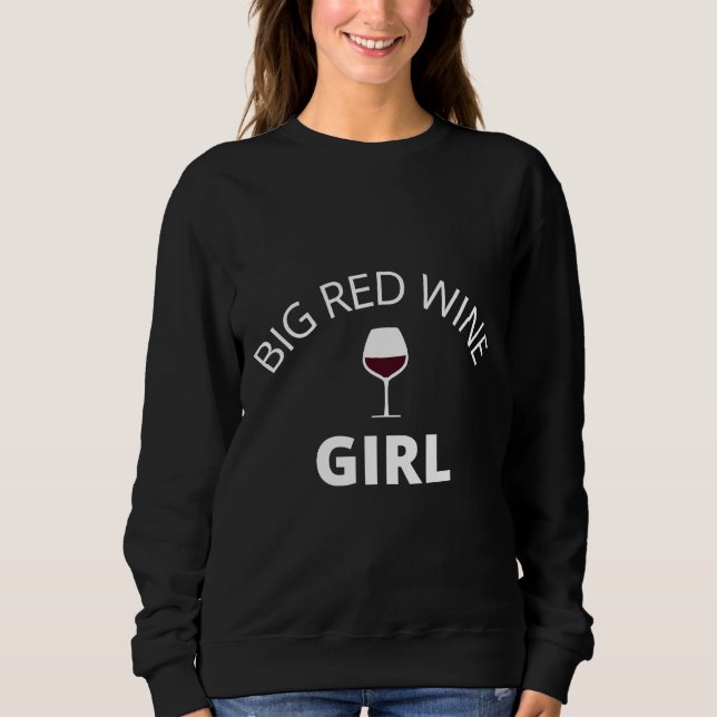 Big Red Vin Girl T Shirt (Framsida)