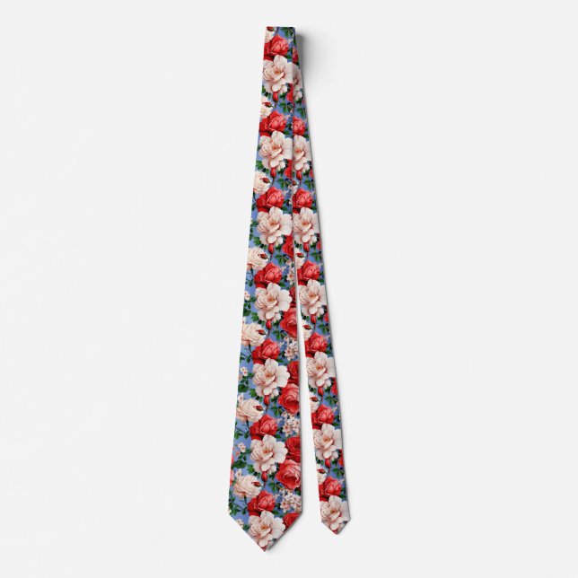 Big Retro Röd ros Flower Slips (Framsida)