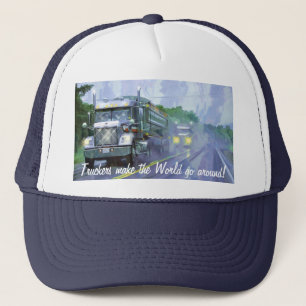 Big Rig Freightliner Cargo Lastbil Driver Hat Truckerkeps