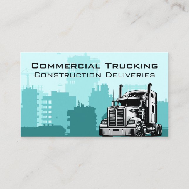 Big Rig Graphics | Transport | Konstruktion Visitkort (Framsida)