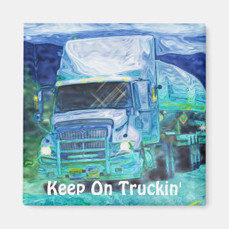 Big Rig Lastbil driver Truckin'Magnet Magnet