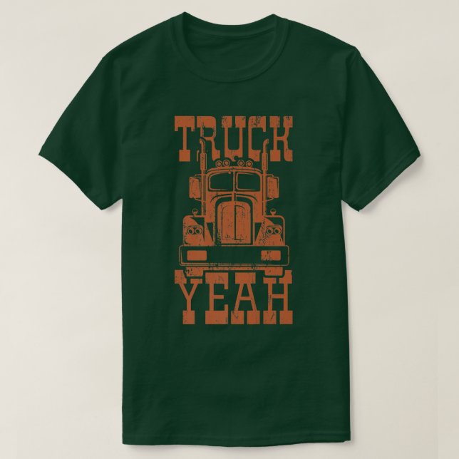 Big Rig Lastbil Trucker Lastbil Ja Lastbil Driver1 T Shirt (Design framsida)