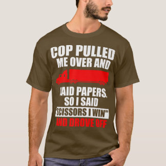 Big Rig Semi-Trailer Trucker Funny Hauler Lastbil  T Shirt