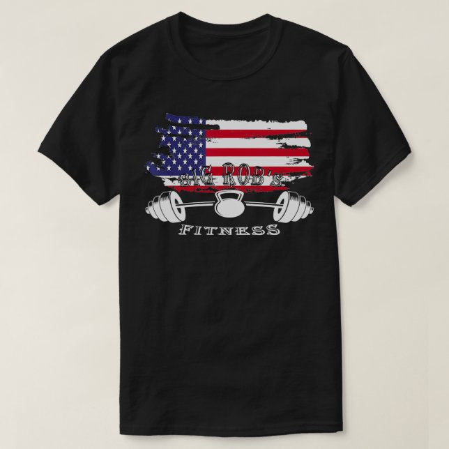 Big Rob Fitness T Shirt (Design framsida)