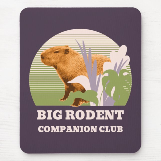 Big Rodent Companion Club Capybara Musmatta (Framsidan)