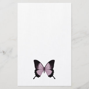 Big Rosa & Black Butterfly - Anpassa Brevpapper