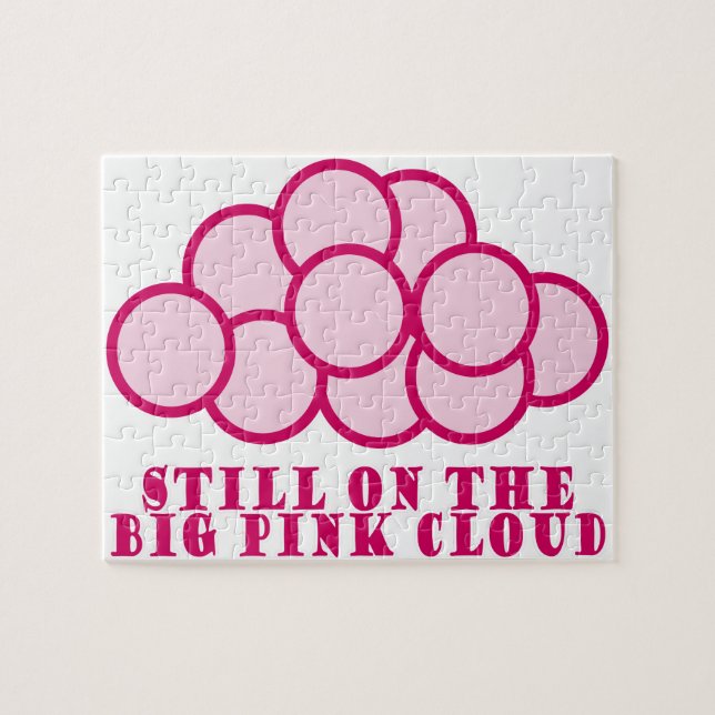 Big Rosa Cloud Pussel (Horisontell)