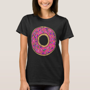 Big Rosa Donut Coola Doughnut Sprinkles Foodie T Shirt