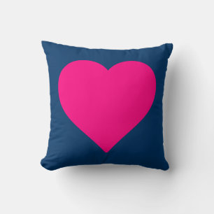 Big Rosa Heart Kudde