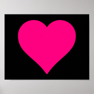 Big Rosa Heart Poster