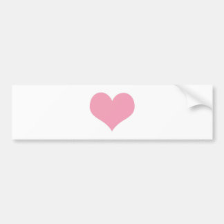 Big Rosa Kärlek Heart Bildekal
