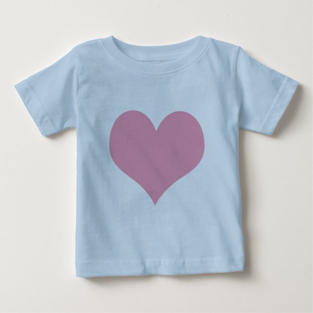 Big Rosa Kärlek Heart T-shirt (Framsida)