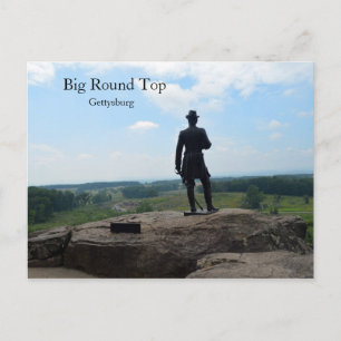 Big Round Top i Gettysburg Vykort