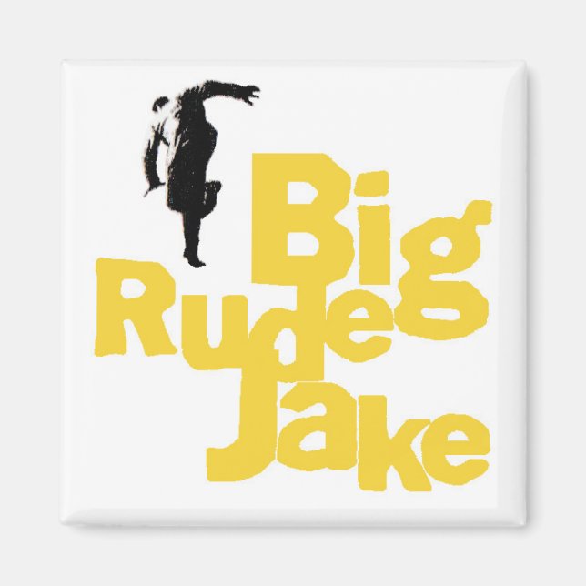 Big Rude Jake Logotyp Magnet (Framsidan)
