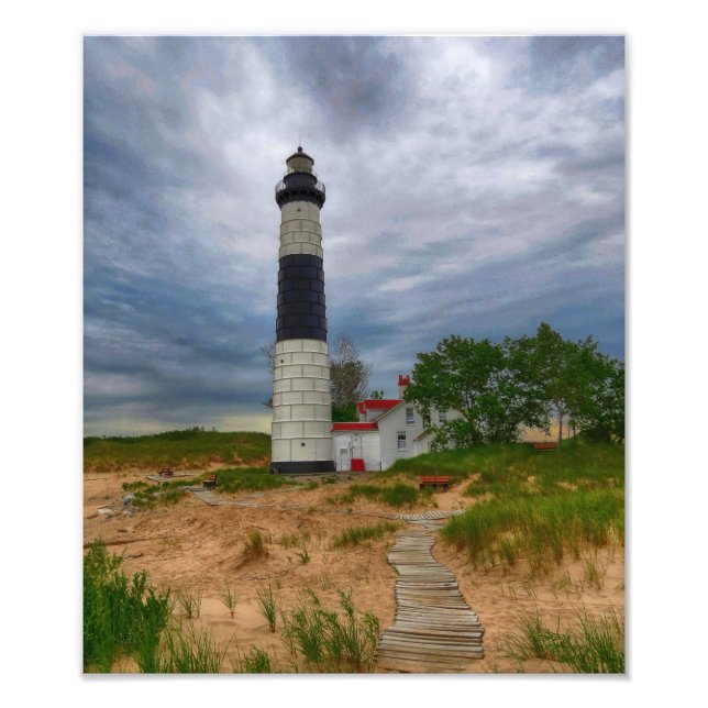 Big Sable Lighthouse Fototryck (Framsidan)