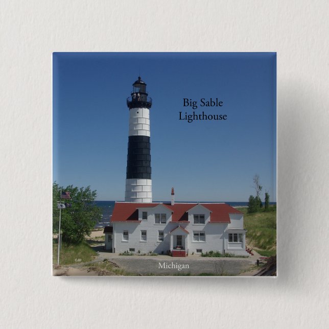 Big Sable Lighthouse knapp (Framsida)