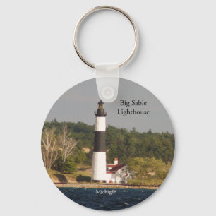 Big Sable Lighthouse-nyckelring Nyckelring