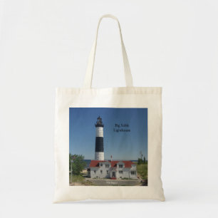 Big Sable Lighthouthus tote bag Tygkasse