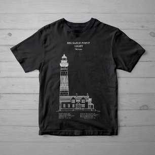 Big Sable Point Lighthouse - Michigan – AD översät T Shirt