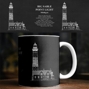 Big Sable Point Lighthouse - Michigan - PD Kaffemugg