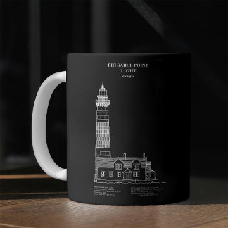 Big Sable Point Lighthouse - Michigan – PD Kaffemugg