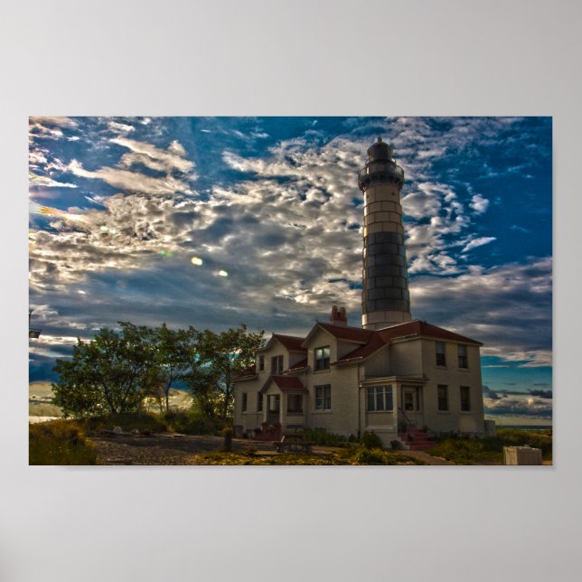 Big Sable Point Lighthouse, Michigan Poster (Framsidan)