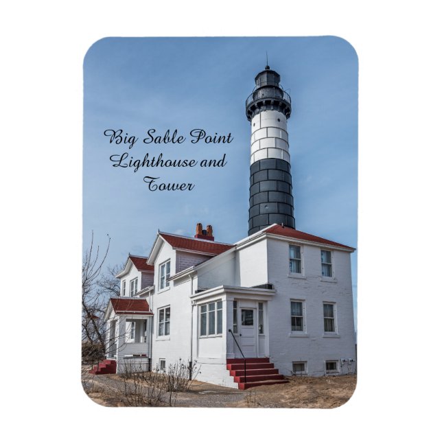 Big Sable Point Lighthouse och Torn Magnet (Vertikal)